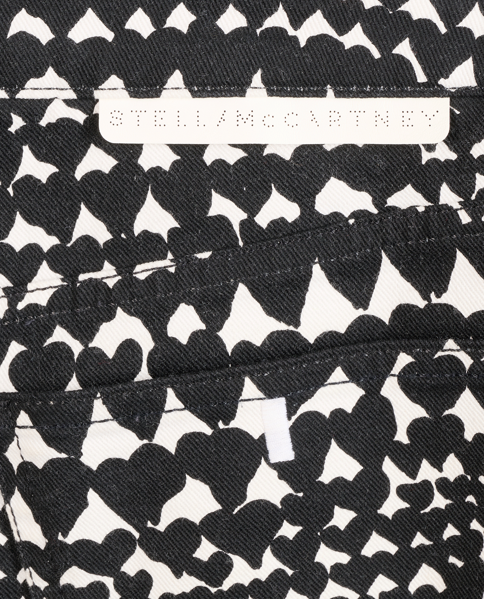 Stella McCartney Heart Print Shorts, &pound;80, Clothing, Black, Cotton, Other view