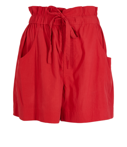 Isabel Marant Hidea Shorts, &pound;140, Clothing, Red, Polyester Mix, Front view
