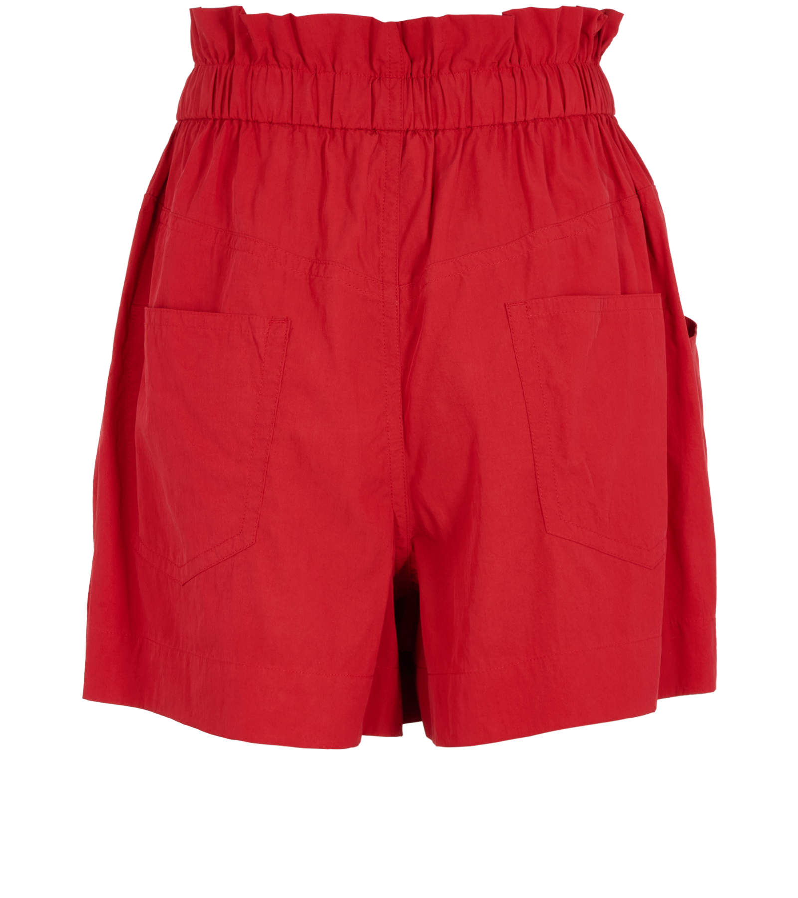 Isabel Marant Hidea Shorts, &pound;140, Clothing, Red, Polyester Mix, Back view