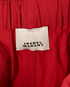 Isabel Marant Hidea Shorts, &pound;140, Clothing, Red, Polyester Mix, Other view