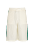 Gucci Web Shell Shorts, &pound;210, Clothing, White, Polyester (Polymer), Front view