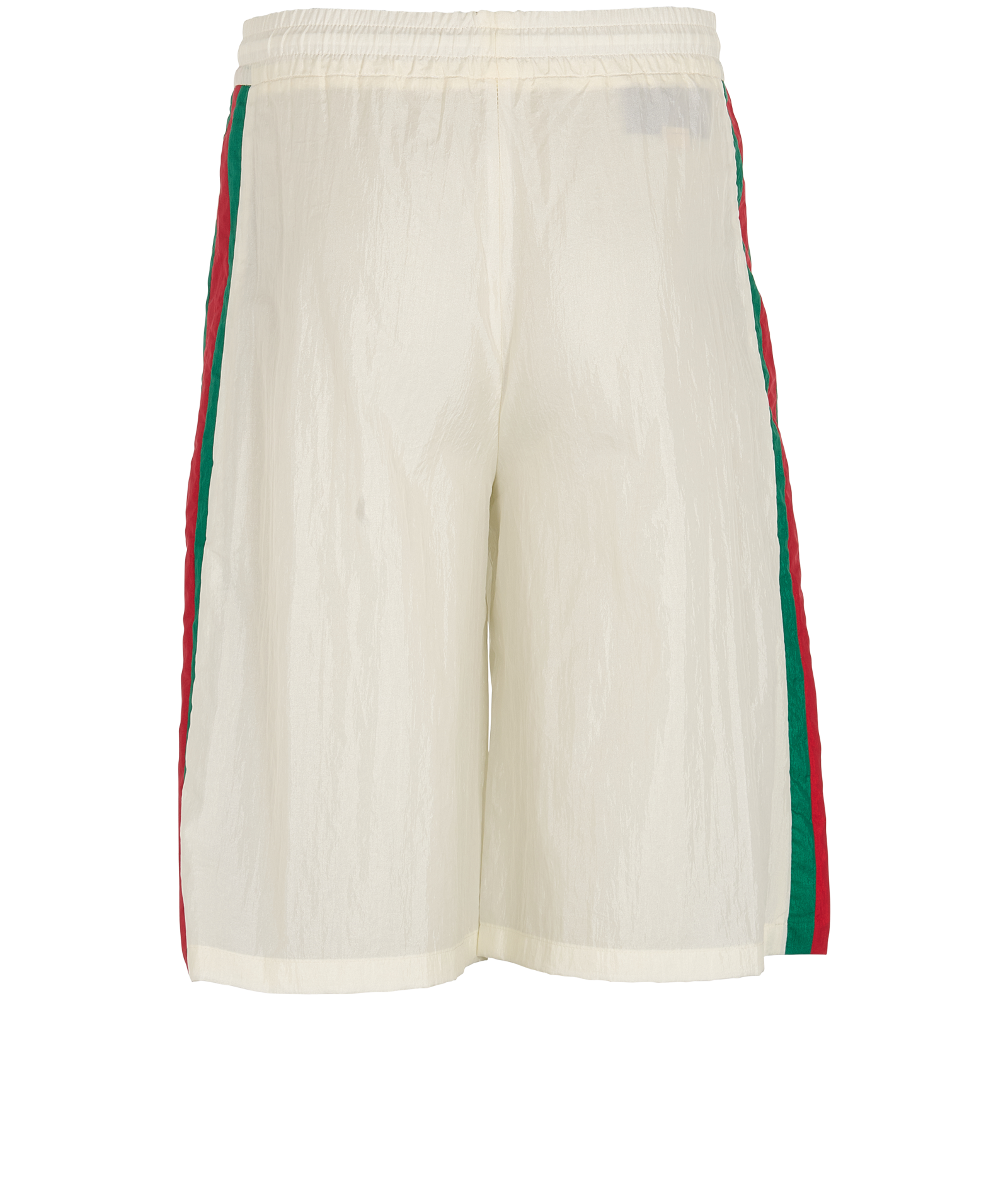 Gucci Web Shell Shorts, &pound;210, Clothing, White, Polyester (Polymer), Back view