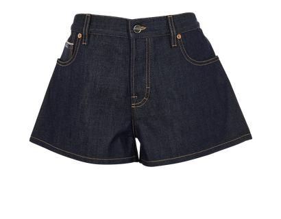 Gucci Jeans Shorts, &pound;230, Clothing, Navy, Denim, Front view