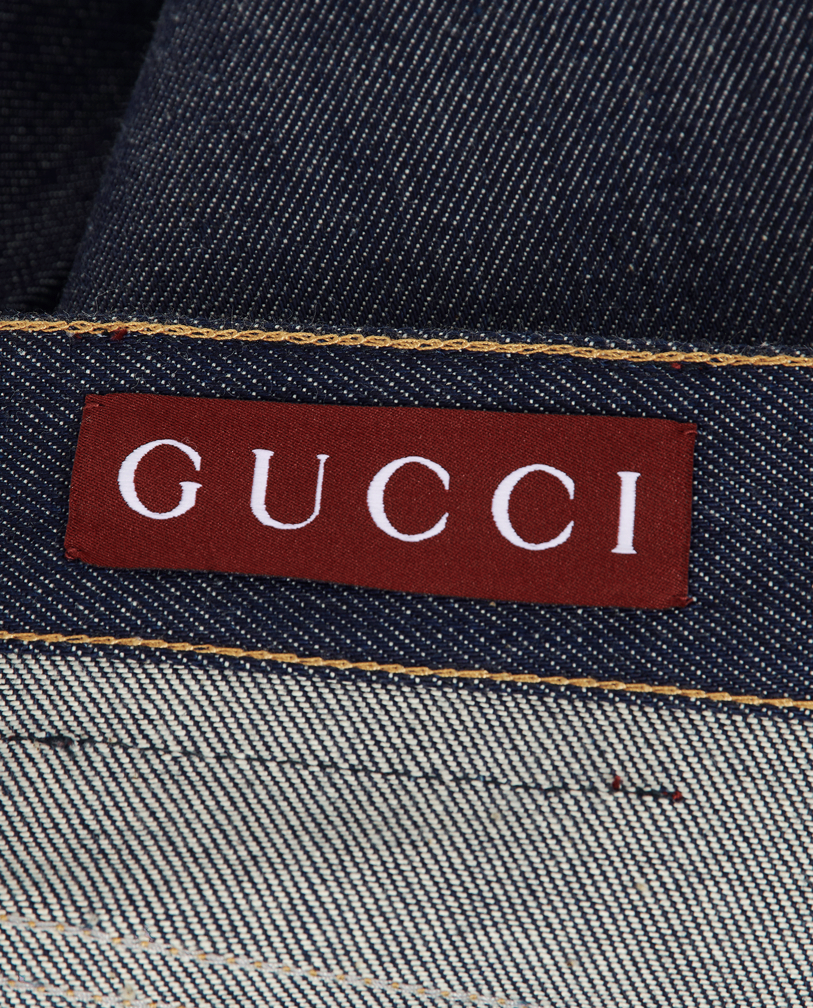 Gucci Jeans Shorts, &pound;230, Clothing, Navy, Denim, Other view