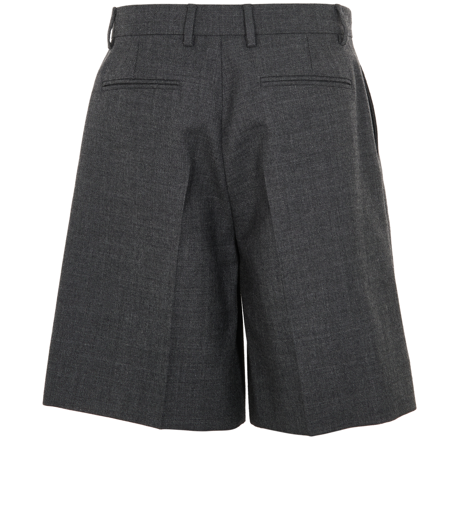 Gucci Formal Shorts, &pound;230, Clothing, Grey, Cotton, Back view