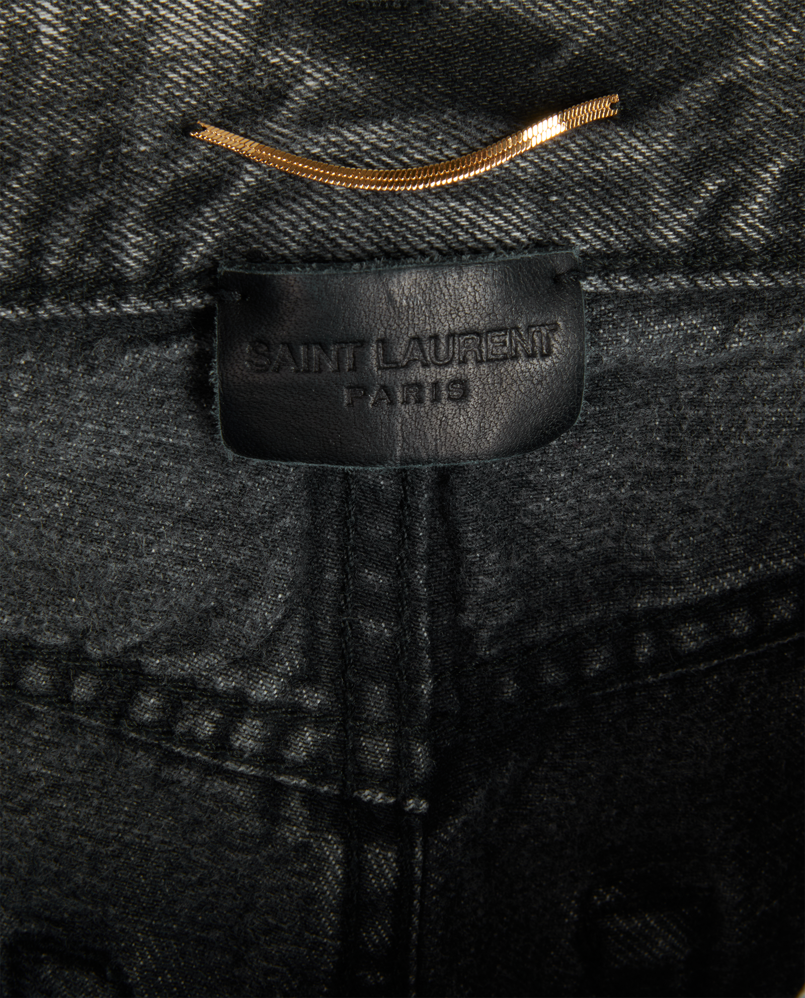 Saint Laurent Distressed Shorts, &pound;190, Clothing, Grey, Cotton, Other view