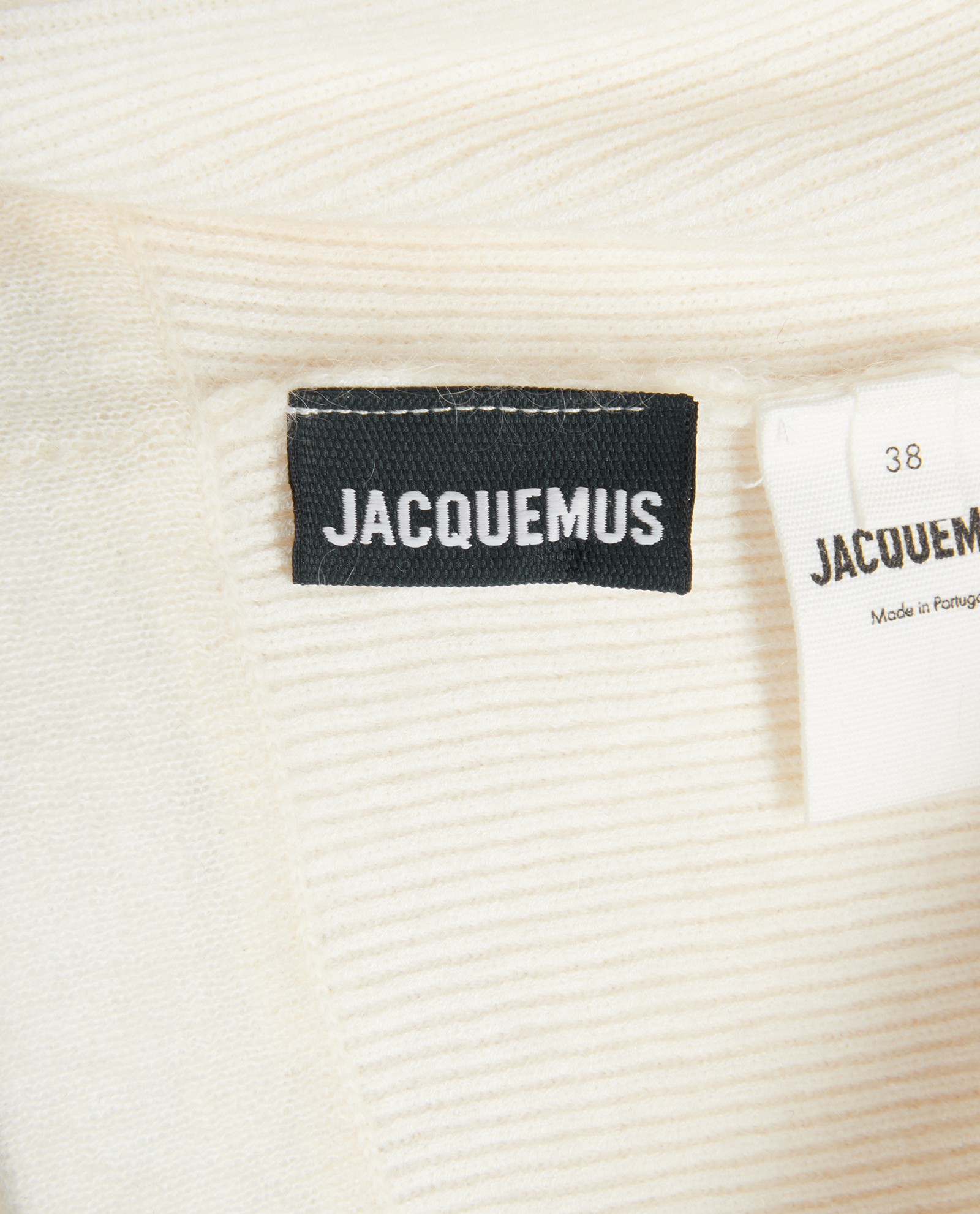 Jacquemus Le Shorts Arancia Shorts, &pound;95, Clothing, White, Polyester (Polymer)/Viscose, Other view