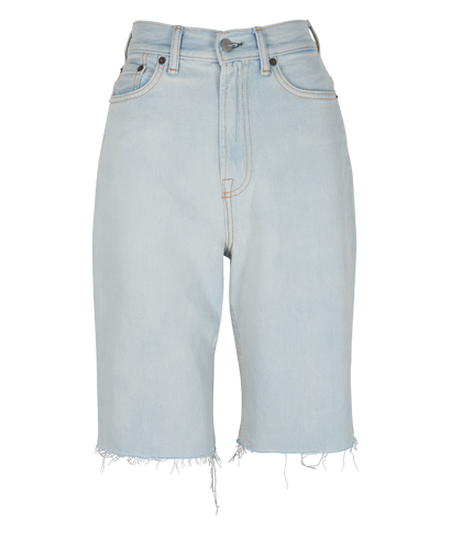 Acne Studios Distressed Shorts, &pound;60, Clothing, Blue, Cotton, Front view