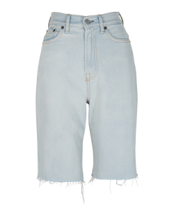 Acne Studios Distressed Shorts, Cotton, Blue, UK8, 2*