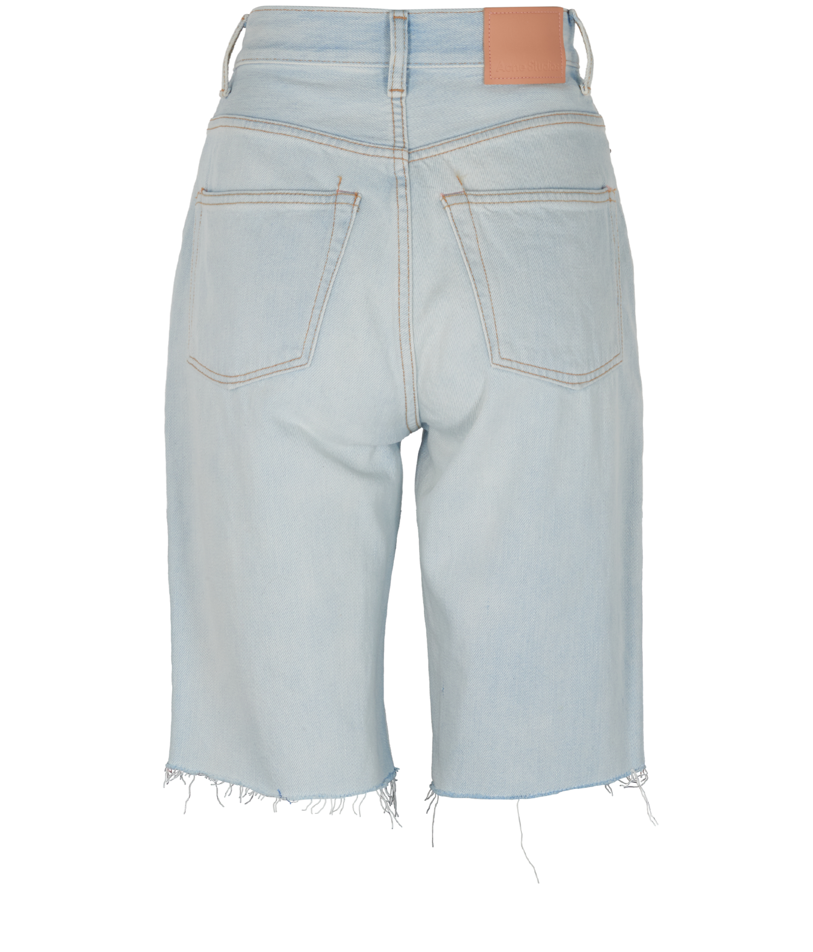 Acne Studios Distressed Shorts, &pound;60, Clothing, Blue, Cotton, Back view