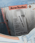 Acne Studios Distressed Shorts, &pound;60, Clothing, Blue, Cotton, Other view