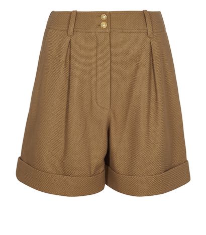 Balmain Buttned Tailored Shorts, front view
