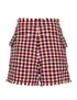 Balmain Houndstooth Tweed Shorts, back view