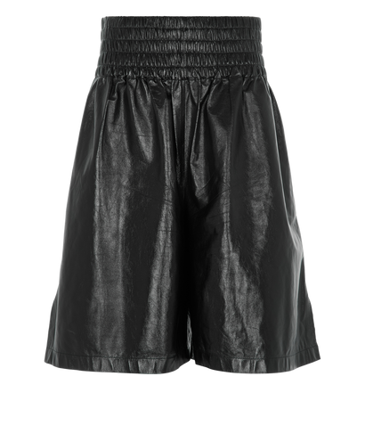 Bottega Veneta 2020 Spring Boxer Short, &pound;290, Clothing, Black, Lambskin Leather, Front view