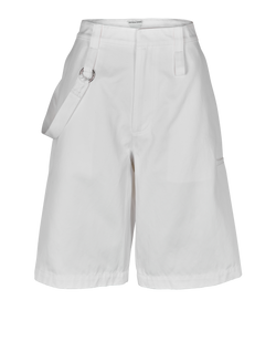 Bottega Veneta Dense Shorts, Cotton, White, UK 4, 3*