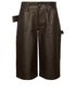 Bottega Veneta Leather Culottes, front view