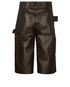 Bottega Veneta Leather Culottes, back view