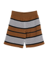 Burberry Stripe Print Perforated Shorts, front view