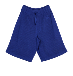 Burberry Knitted Shorts, Mens, Silk/Cotton, Blue, Sz S, 3*