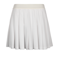 Burberry Pleated Tennis Skorts, Poly, White, Sz M, 3*