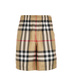 Burberry Archive Check Shorts, &pound;190, Clothing, Beige/Black/Red/White, Silk, Front view