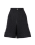 Chanel Pinstripe Shorts, front view