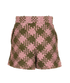 Chanel Shorts, &pound;450, Clothing, Green/Pink, Leather, Back view
