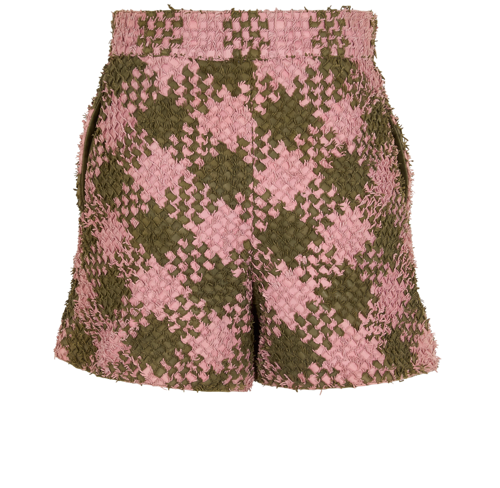 Chanel Shorts, &pound;450, Clothing, Green/Pink, Leather, Back view