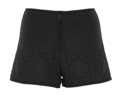 Christian Dior Zip Up Shorts, Poly, Black, UK6, 2*