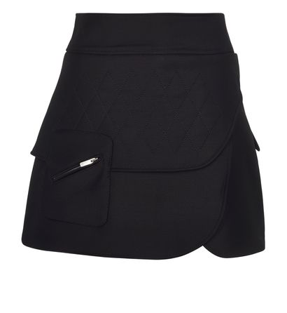 Christian Dior Quilted Shorts, front view