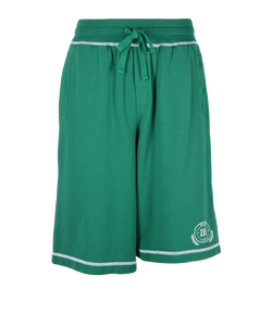 Dolce & Gabbana Logo Bermuda, Cotton, Green, Sz S, 3*