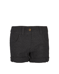 Etro Folded Shorts, Wool, Grey, 8, 3*