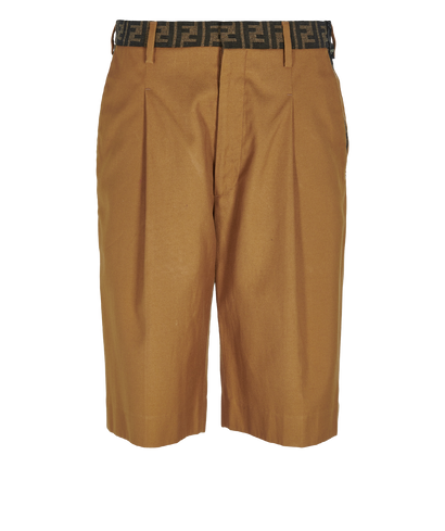 Fendi Logo Shorts, front view