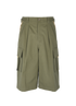 Gucci GG Bermuda Cargo Shorts, &pound;395, Clothing, Green, Cotton, Front view