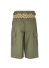 Gucci GG Bermuda Cargo Shorts, &pound;395, Clothing, Green, Cotton, Back view