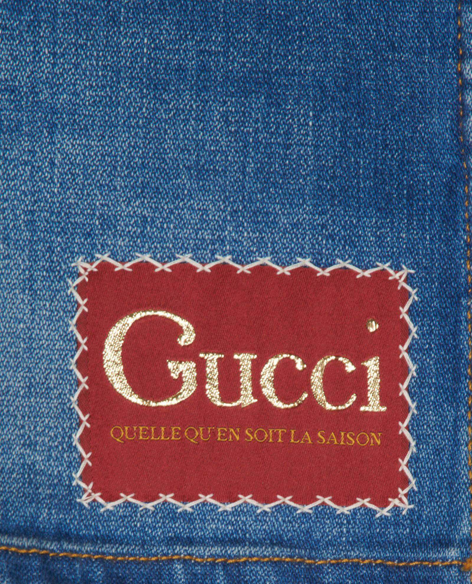 Gucci Denim Shorts, &pound;250, Clothing, Blue, Denim, Other view