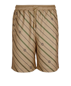 Gucci Interlocking G Shorts - Size S, Polyester, Brown, 3*