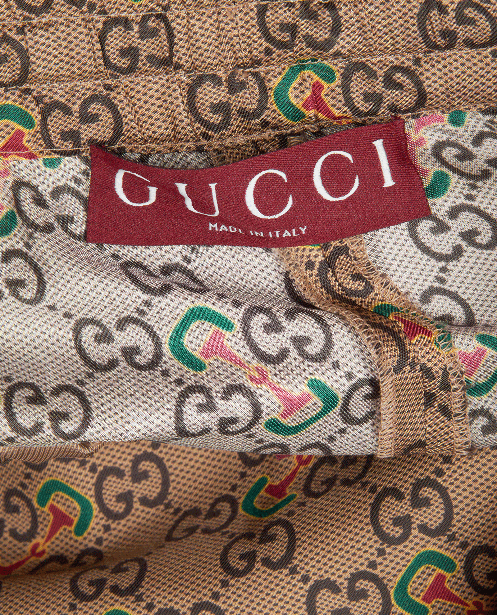 Gucci Horsebit GG Shorts, &pound;295, Clothing, Brown, Silk, Other view