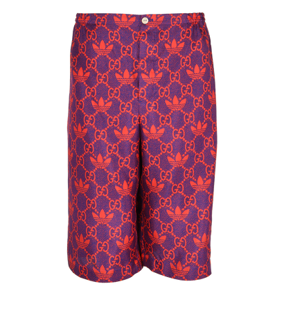 Gucci x Adidas Macro GG Shorts, front view