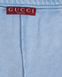 Gucci Logo Shorts, &pound;190, Clothing, Blue, Cotton, Other view