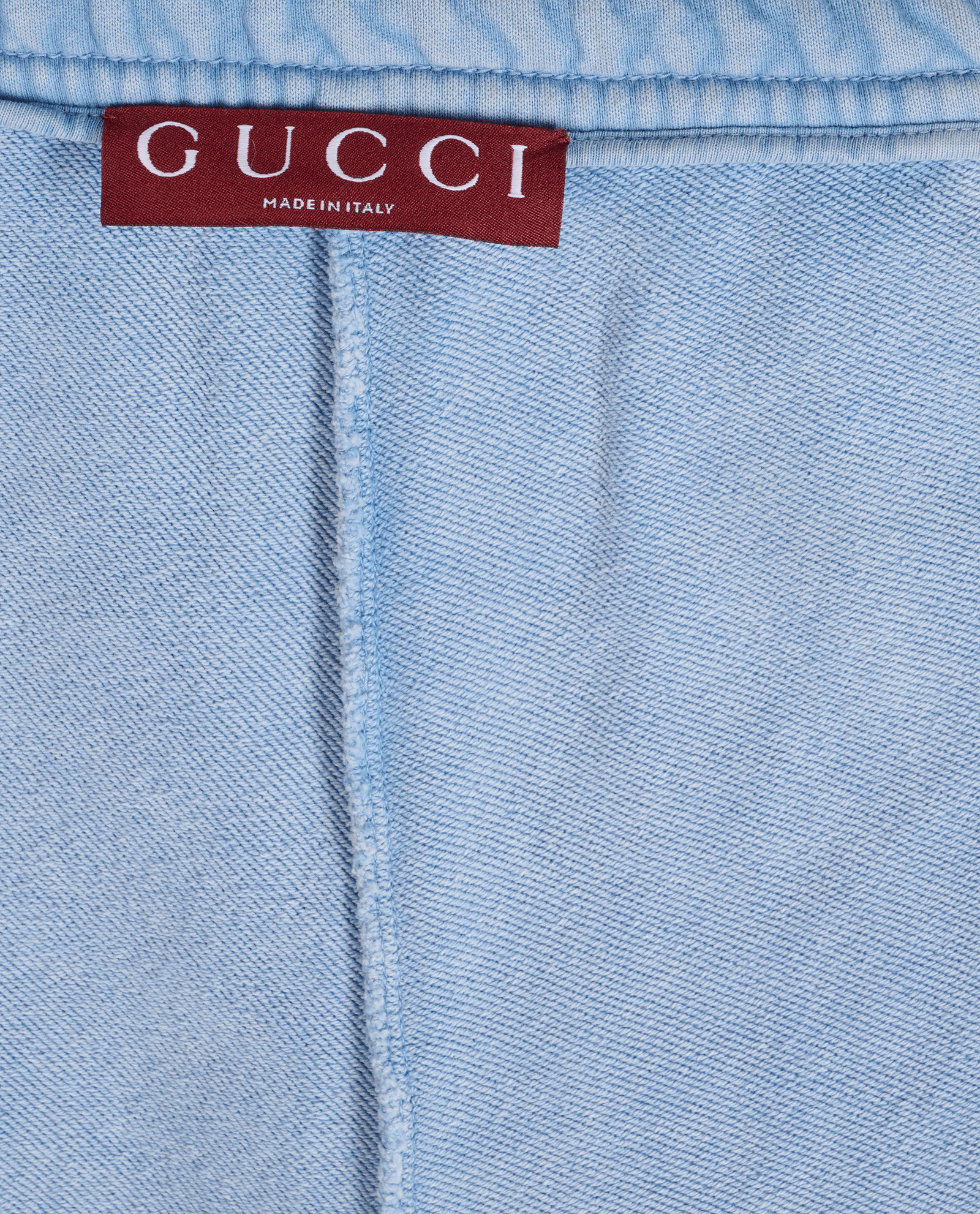 Gucci Logo Shorts, &pound;190, Clothing, Blue, Cotton, Other view