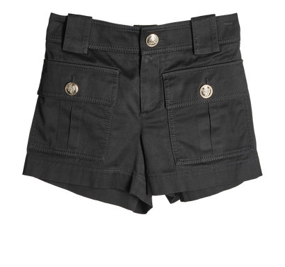 Gucci Shorts, £90, Clothing, Black, Cotton, Front view