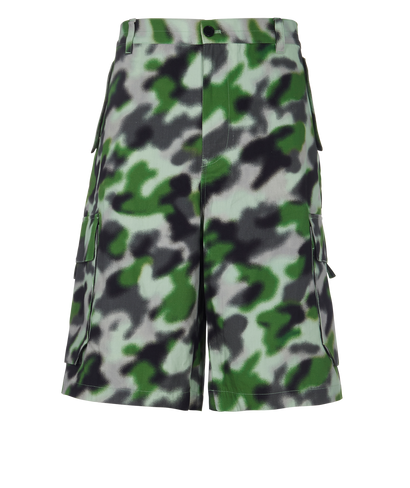Kenzo Camo Shorts, front view