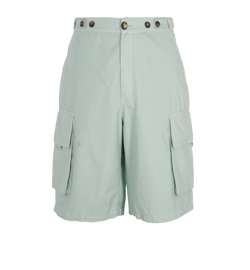 Kenzo Cargo Shorts, Mens, Cotton, Green, Sz M, 3*