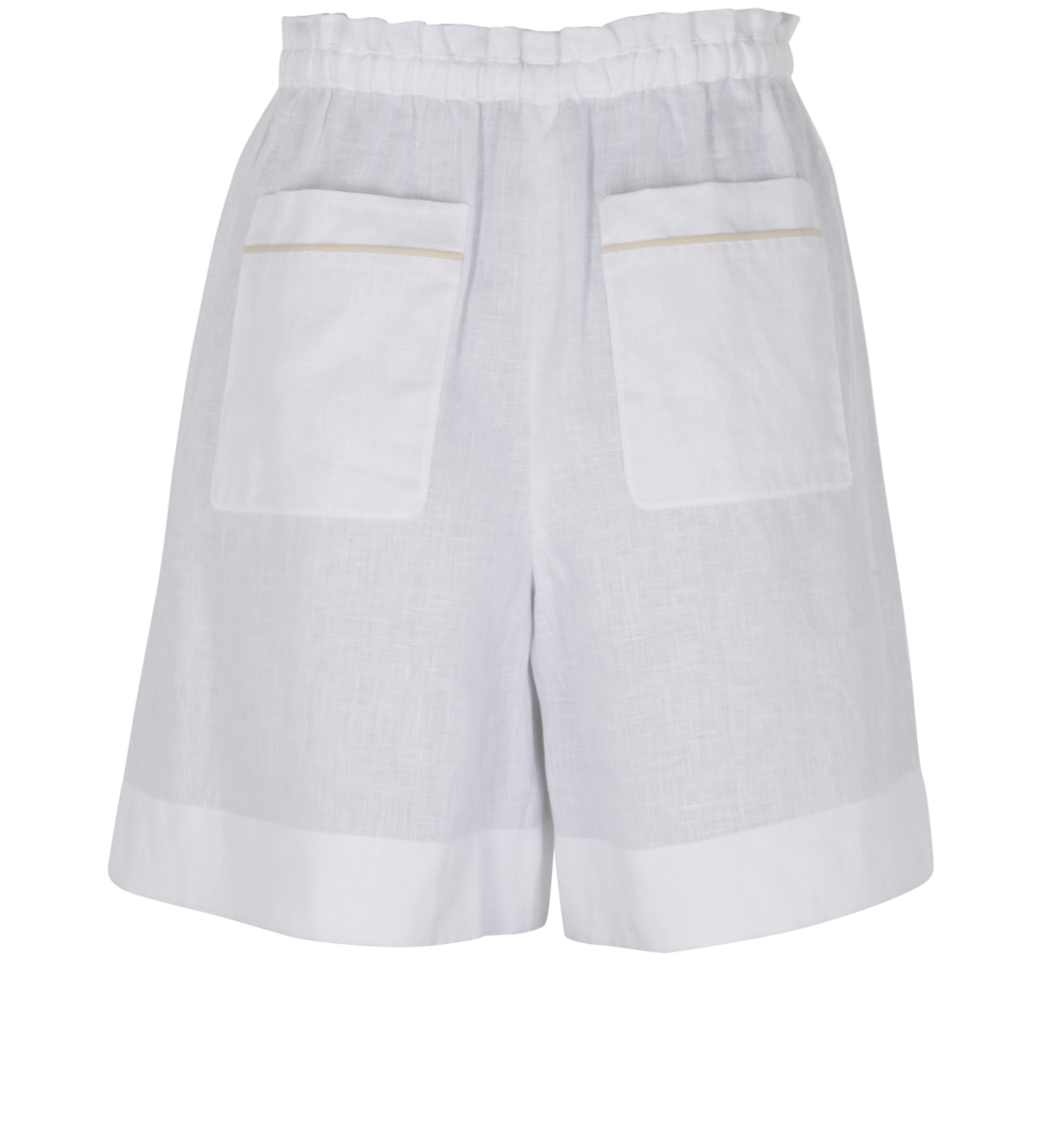 Loro Piana  Shorts, &pound;210, Clothing, White, Linen, Back view