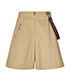 LV bermuda shorts with Belt clip, front view