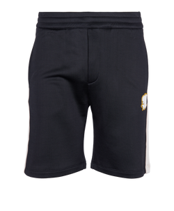 Alexander McQueen Drawstring Shorts, Mens, Viscose, Black, Sz M, 3*