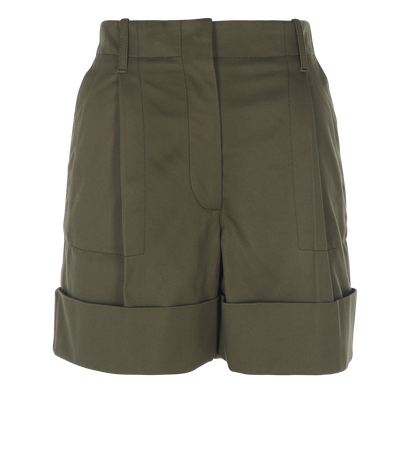 Alexander McQueen High Waist Shorts, front view