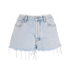 Off-White High-Rise Denim Shorts, front view