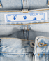 Off-White High-Rise Denim Shorts, other view